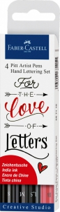 Pitt Artist - PITT ARTIST PEN SET CALIGRAFIC 4 BUC Faber-Castell